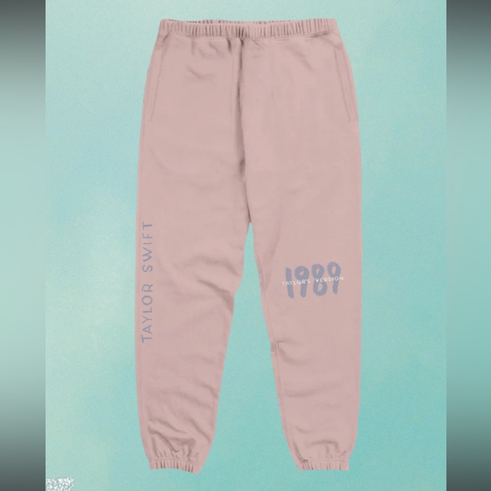 1989 (TAYLOR'S VERSION) PINK JOGGER SWEATPANTS Size Large
